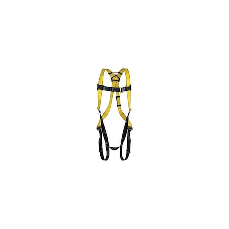 Safety Works Safety Works Workman Qwik-Fit Unisex Polyester Safety Harness Yellow 1 pc 10096565
